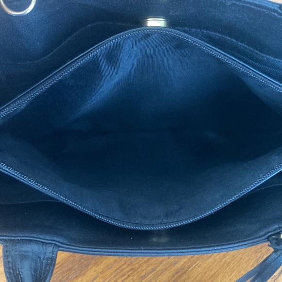 Etienne Aigner Black Leather Satchel - Picture 8 of 14